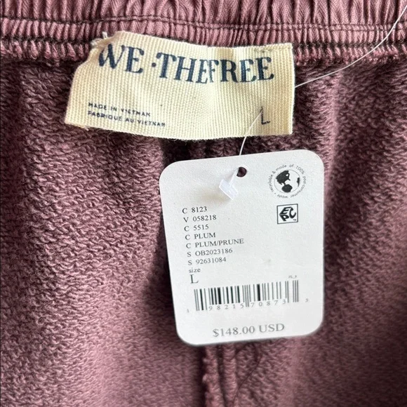 NWT We the Free Jet Set Knit Pull On Pants in Plum color - Picture 8 of 15